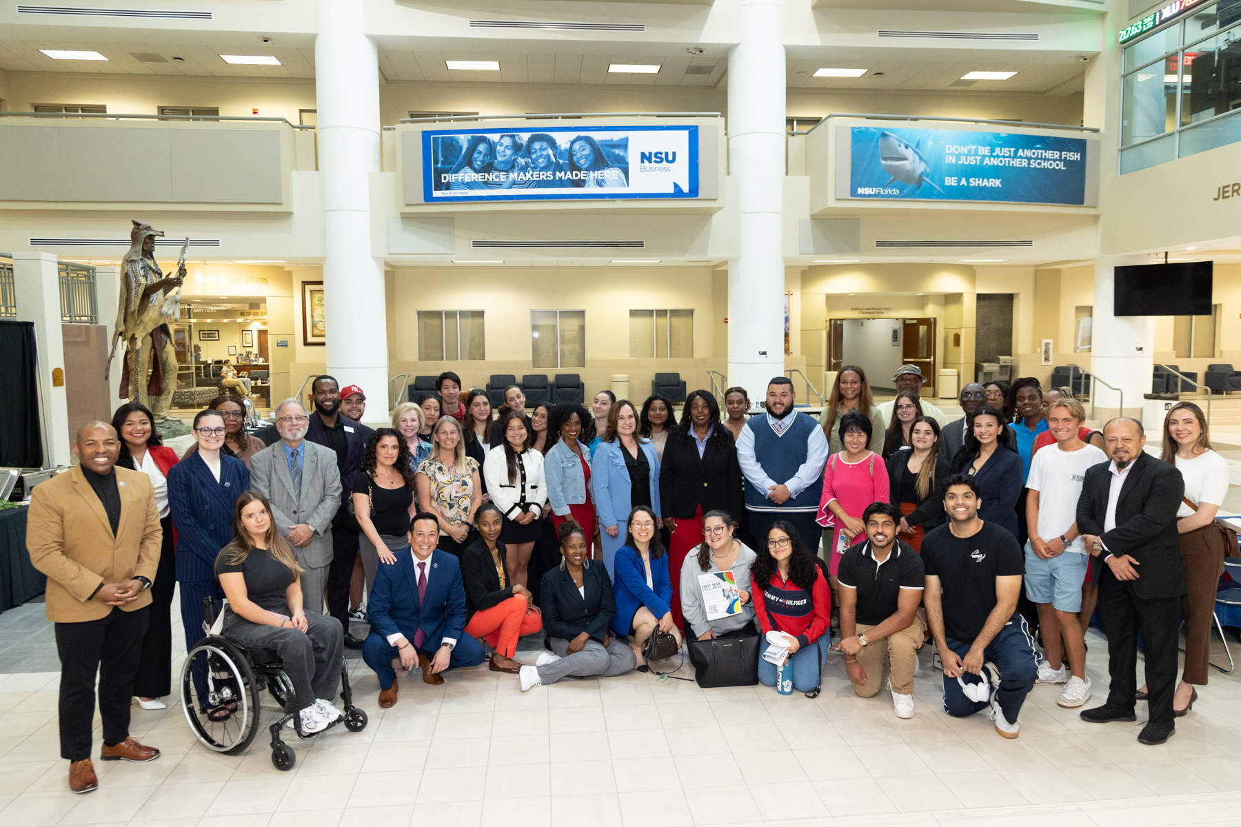 Community members, students, and health professionals gathered for a community health education event